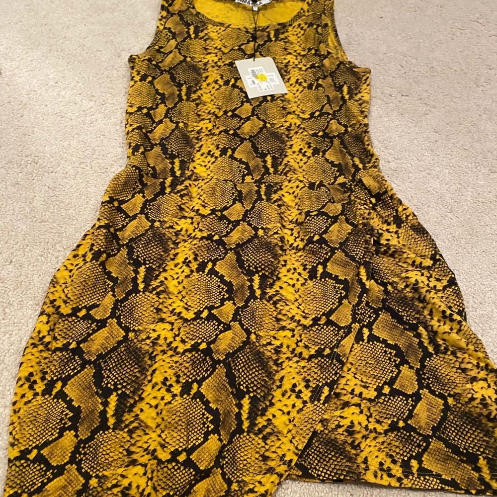 Pam and Gela snakeprint dress new with tags